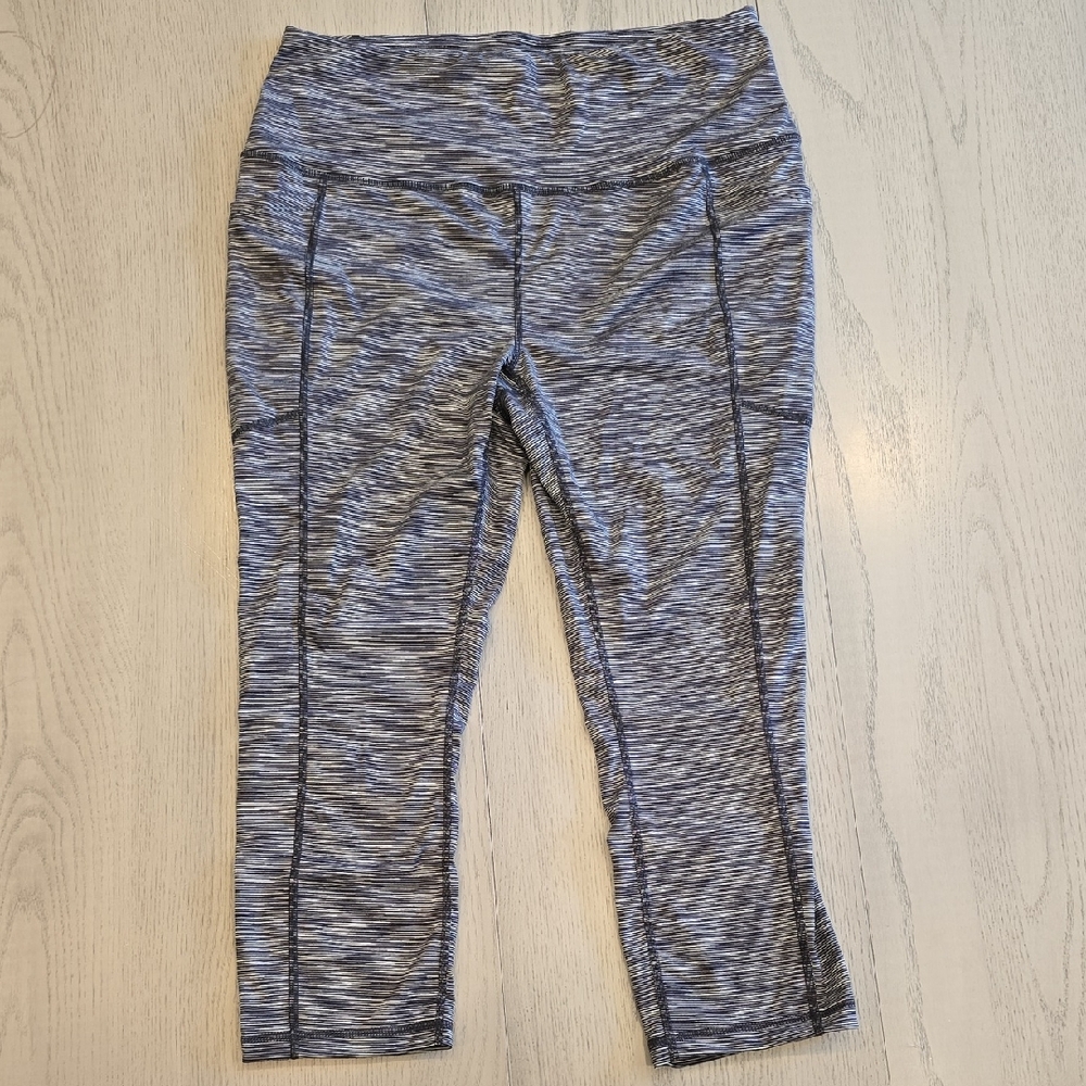 RBX Monochrome Striped Leggings